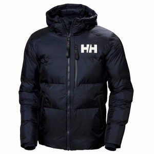 Férfi Helly Hansen Active Parka Dzsekik Sötétkék | ZQJUX-1846