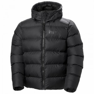 Férfi Helly Hansen Active Puffy Alkalmi Dzsekik Fekete | KAYDP-6812