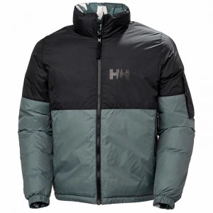 Férfi Helly Hansen Active Reversible Aop Alkalmi Dzsekik Szürke | QWDLE-8475