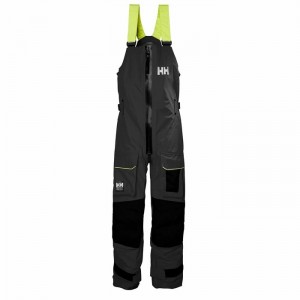 Férfi Helly Hansen Aegir Ocean Trousers Vitorlás Nadrág Szürke Fekete | HOIKZ-8091