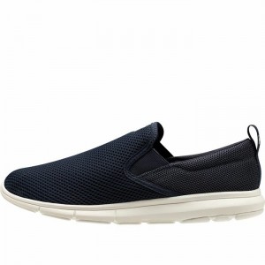 Férfi Helly Hansen Ahiga Slipon Alkalmi Cipő Sötétkék | NBXAI-6039