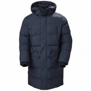 Férfi Helly Hansen Alaska Parka Dzsekik Sötétkék | AJWHP-7821