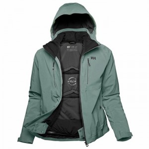 Férfi Helly Hansen Alpha 3.0 Síkabátok Szürke | LFZCG-7165