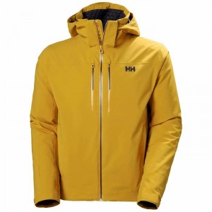 Férfi Helly Hansen Alpha Lifaloft Insulated Síkabátok Barna | JBFNS-5719