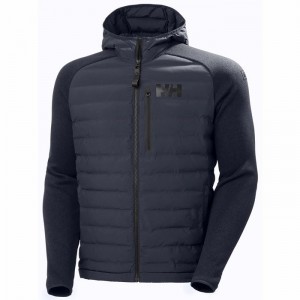 Férfi Helly Hansen Arctic Ocean Hybrid Középrétegek Sötétkék | SFPQM-3596