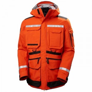 Férfi Helly Hansen Arctic Patrol 3-in-1 Light Parka Dzsekik Piros Narancssárga | NHVSP-8593