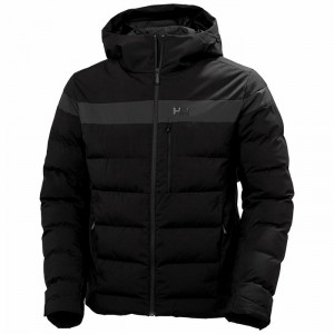 Férfi Helly Hansen Bossanova Puffy Síkabátok Fekete | XZCFI-3084
