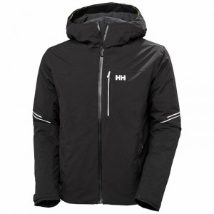 Férfi Helly Hansen Carv Lifaloft Insulated Síkabátok Fekete | XVLRK-0782