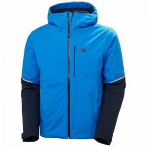 Férfi Helly Hansen Carv Lifaloft Insulated Síkabátok Kék | XAFZV-4023