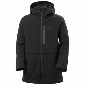 Férfi Helly Hansen City 3-in-1 Síkabátok Fekete | EQHLI-6197