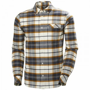 Férfi Helly Hansen Classic Check Ls Ingek Mélyzöld | BCLJM-5136