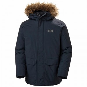 Férfi Helly Hansen Classic Parka Dzsekik Sötétkék | BIAUE-2364