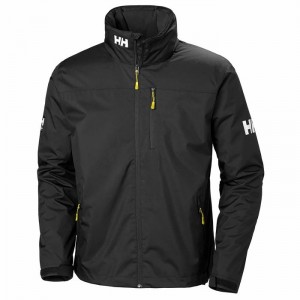 Férfi Helly Hansen Crew Hooded Midlayer Középrétegek Fekete | MUIZE-5408
