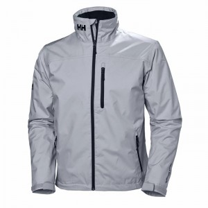 Férfi Helly Hansen Crew Midlayer Alkalmi Dzsekik Szürke | ZVABG-5981