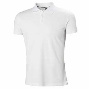 Férfi Helly Hansen Crew Pólóing Fehér | AIECD-2601