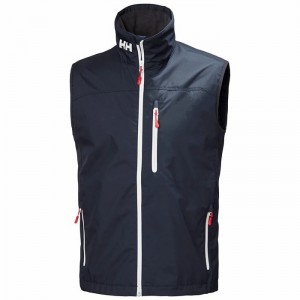 Férfi Helly Hansen Crew Szigetelt Mellények Sötétkék | KEHTS-2549
