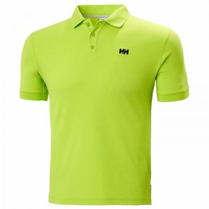 Férfi Helly Hansen Driftline Pólóing Világos Zöld | VRLKQ-4052