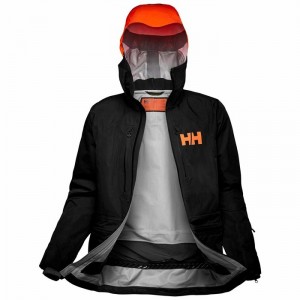 Férfi Helly Hansen Elevation Infinity 2.0 Síkabátok Fekete | AZPGY-1432