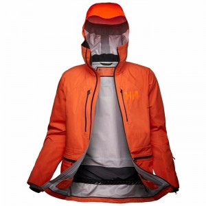 Férfi Helly Hansen Elevation Infinity 2.0 Síkabátok Narancssárga Szürke | HKOAI-3765