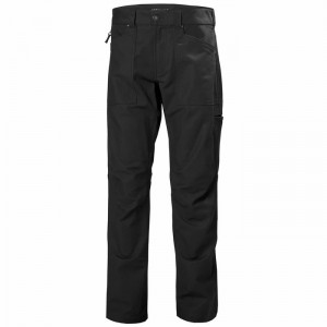 Férfi Helly Hansen Essential Canvas Alkalmi Nadrág Szürke Fekete | QJEAG-3510