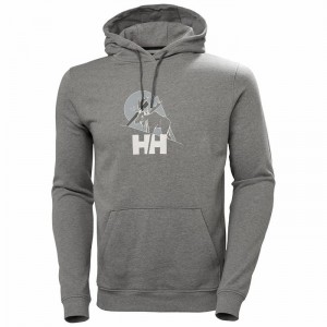 Férfi Helly Hansen F2f Organic Cottonhooded Pulóverek Szürke | BLXDU-2807