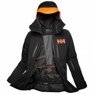 Férfi Helly Hansen Garibaldi Infinity Síkabátok Fekete | ZBUSC-4178