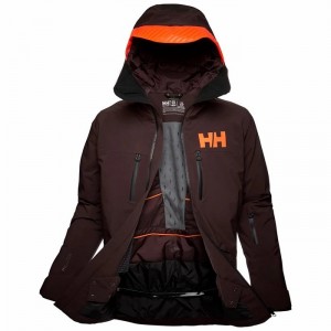 Férfi Helly Hansen Garibaldi Infinity Síkabátok Szürke Barna | OPJQF-5210