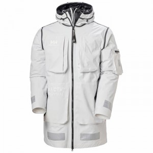 Férfi Helly Hansen Hh Arc Survival 3 In 1 Parka Dzsekik Szürke | NRUKB-1032