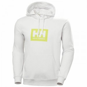 Férfi Helly Hansen Hh Boxhooded Pulóverek Szürke Sárga | RKTVI-2197