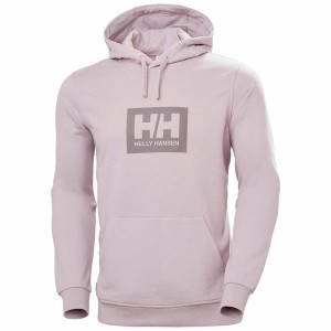 Férfi Helly Hansen Hh Boxhooded Pulóverek Lila Szürke | PXATG-6347