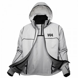 Férfi Helly Hansen Hp Foil Pro Vitorlás Dzsekik Szürke | UGCQN-3587