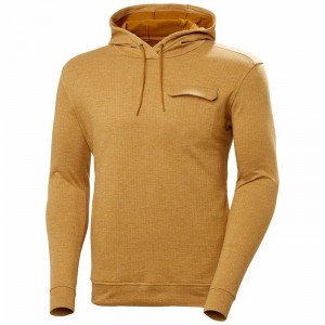 Férfi Helly Hansen Hyggen Hooded Pulóverek Barna | NCTPA-3154