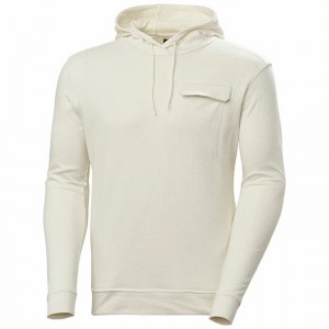 Férfi Helly Hansen Hyggen Hooded Pulóverek Fehér | AFLUI-6985