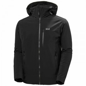 Férfi Helly Hansen Icon 5.0 Síkabátok Fekete | PVKQY-1652
