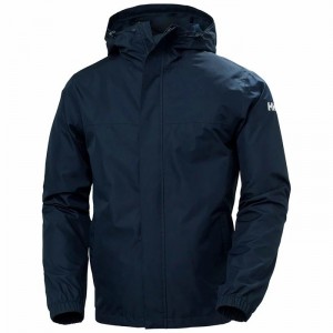 Férfi Helly Hansen Juell Esőkabátok Sötétkék | YONKH-3980