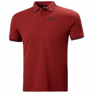 Férfi Helly Hansen Kos Pólóing Bordó | JMWIP-9670