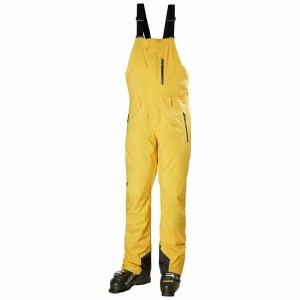 Férfi Helly Hansen Legendary Insulated Bib Sínadrág Sárga Barna | UZTAR-0726