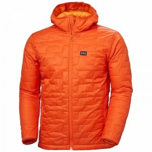 Férfi Helly Hansen Lifaloft Hooded Túradzsekik Narancssárga | RYADW-7356