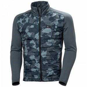Férfi Helly Hansen Lifaloft Hybrid Pehelykabátok Szürke | VWOLA-3801