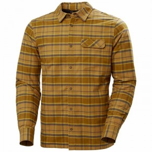 Férfi Helly Hansen Lifaloft Insulated Shacket Ingek Barna | BITRU-0864