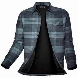 Férfi Helly Hansen Lifaloft Insulated Shacket Ingek Szürke Fekete | QRPWL-8719