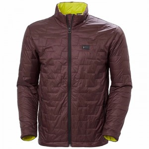 Férfi Helly Hansen Lifaloft Túradzsekik Barna | OWJEP-0471