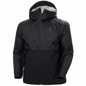 Férfi Helly Hansen Logr 2.0 Esőkabátok Fekete | BLQIO-1438