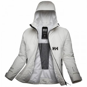 Férfi Helly Hansen Lumines Light Alkalmi Dzsekik Szürke | KQZGC-3587