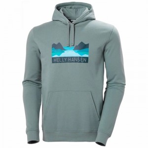 Férfi Helly Hansen Nord Graphic Pull Over Hooded Pulóverek Szürke | HYINM-0968