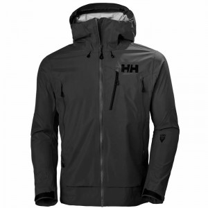 Férfi Helly Hansen Odin 9 Worlds 2.0 Shell Dzsekik Fekete | JMNIH-1627