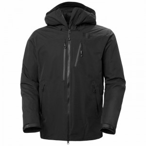 Férfi Helly Hansen Odin Infinity Insulated Túradzsekik Fekete | XKZWQ-7512