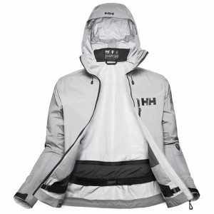 Férfi Helly Hansen Odin Mountain Infinity Kültéri Dzsekik Szürke | ZPJGE-6794
