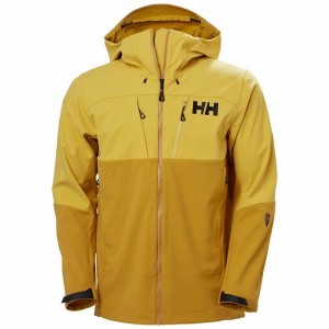 Férfi Helly Hansen Odin Mountain Soft Shell Dzsekik Barna | ZLHNB-7192