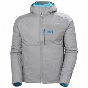 Férfi Helly Hansen Odin Stretch Hooded Kültéri Dzsekik Szürke | ODKAR-7850